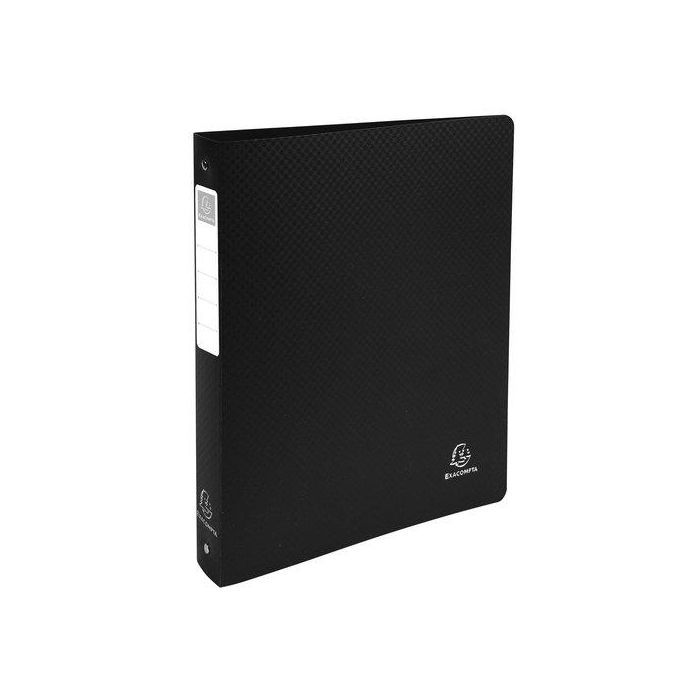 Carpeta De Anillas Exacompta Pp A4 4 An.Redonda 30Mm Negro