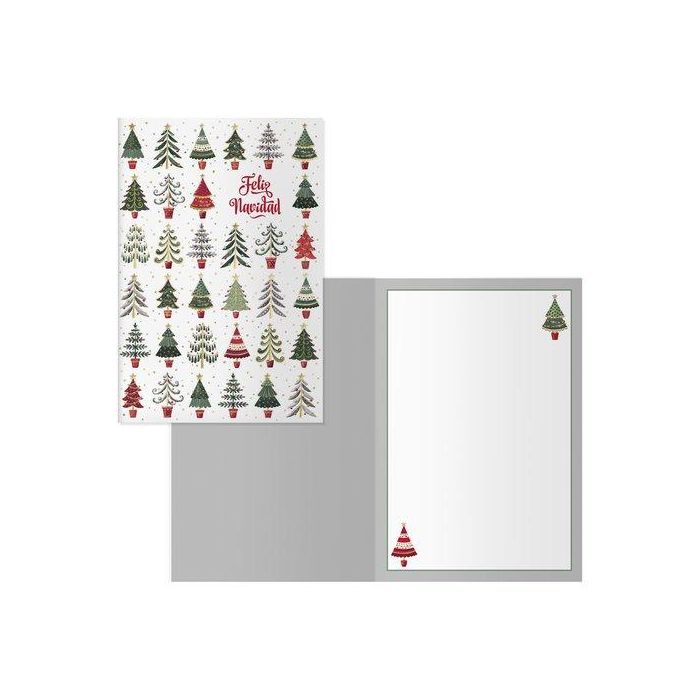 Christmas Dohe 115X170 Pinos 6 unidades