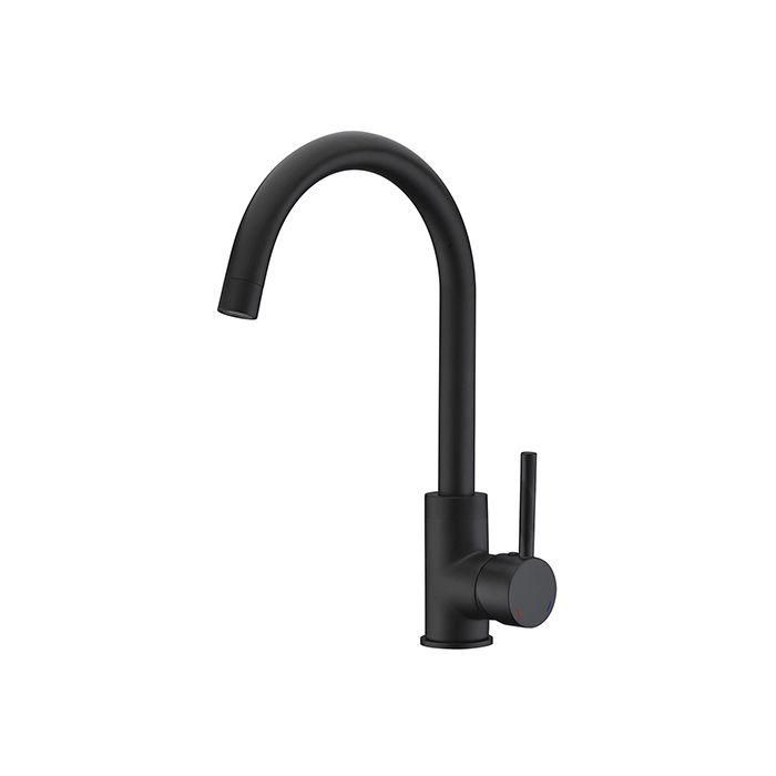 ROUSSEAU Grifo de cocina mezclador Køben - Sin ducha de mano - Negro ROUSSEAU Grifo de cocina mezclador Køben - Sin ducha de mano - Negro