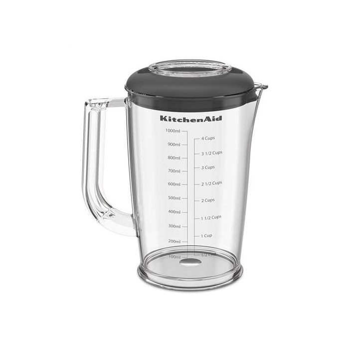 Kitchenaid 5KHBRV05BM Batidora de Mano Inalámbrica GO, Negra Mate con Accesorios (Sin Batería) 6