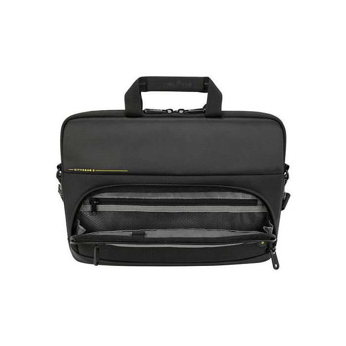 Targus City Gear Maletín Portátil Slim para Portátiles de 12 a 14 Pulgadas, Asa y Tirante, 35.6 cm (14"), 550 g