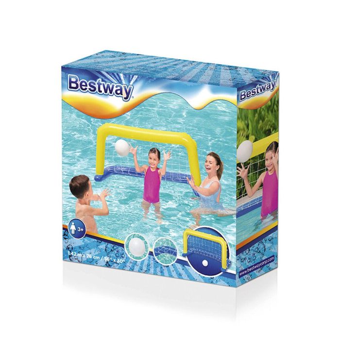 Bestway Juego Flotante Porteria Hinchable 142x76 cm +3 Años Piscina 52123 2