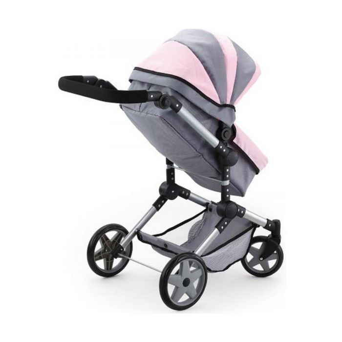 Coche muñecas combi neo pro gris 84x72x43 cm 2 Coche muñecas combi neo pro gris 84x72x43 cm 2