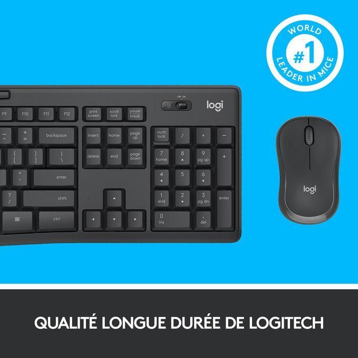 Logitech Combo Inalámbrico Silencioso MK295, Teclado y Ratón, Tecnología SilentTouch, Español 23 Logitech Combo Inalámbrico Silencioso MK295, Teclado y Ratón, Tecnología SilentTouch, Español 23
