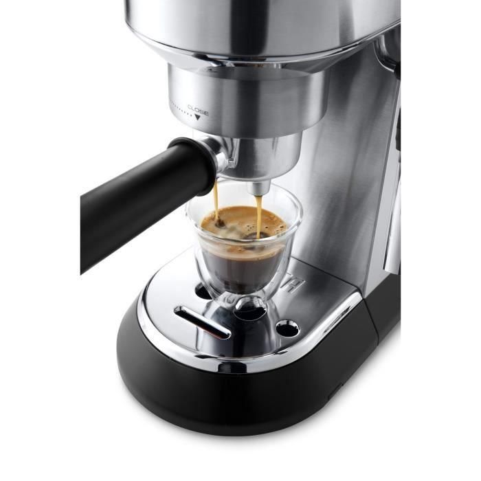 Delonghi EC 685.M Cafetera espresso Dedica Acero Inoxidable 15 bares, 1L, 1300W, Sistema Capuchino, 1 o 2 Tazas, Programable 1 Delonghi EC 685.M Cafetera espresso Dedica Acero Inoxidable 15 bares, 1L, 1300W, Sistema Capuchino, 1 o 2 Tazas, Programable 1