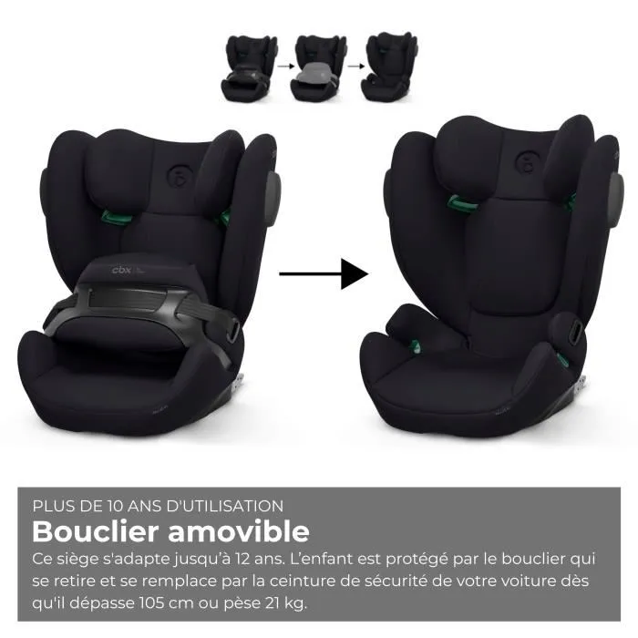 Cybex Silla de coche Pallas B3 i-Size Pure Black Grupo 1/2/3 Reclinable Negro CBX4063846431991 3