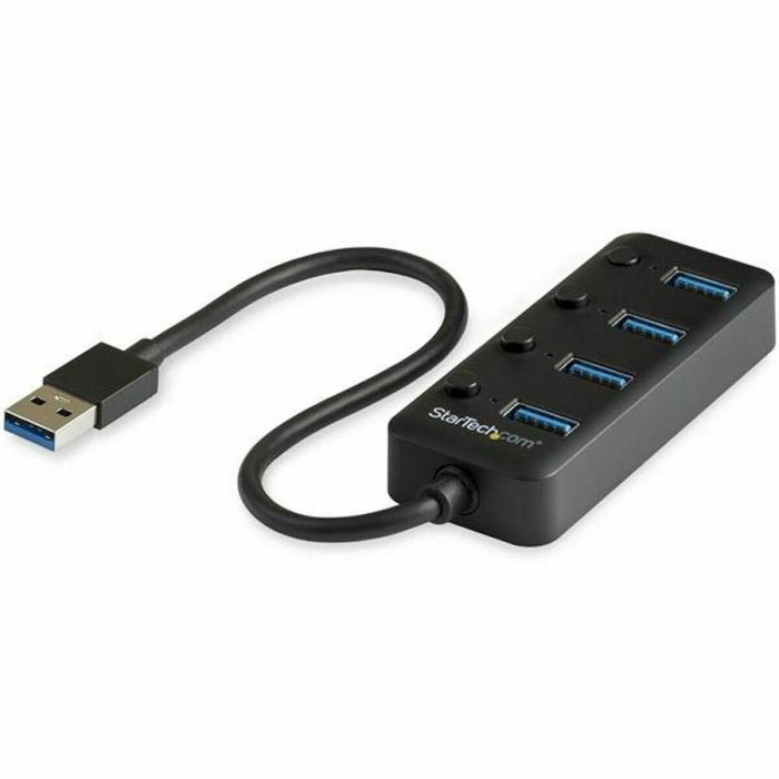 Hub USB Startech HB30A4AIB Negro Hub USB Startech HB30A4AIB Negro