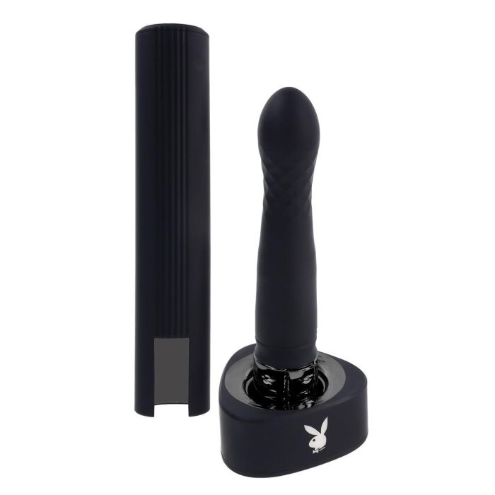 Vibrador Playboy Negro 6 Vibrador Playboy Negro 6