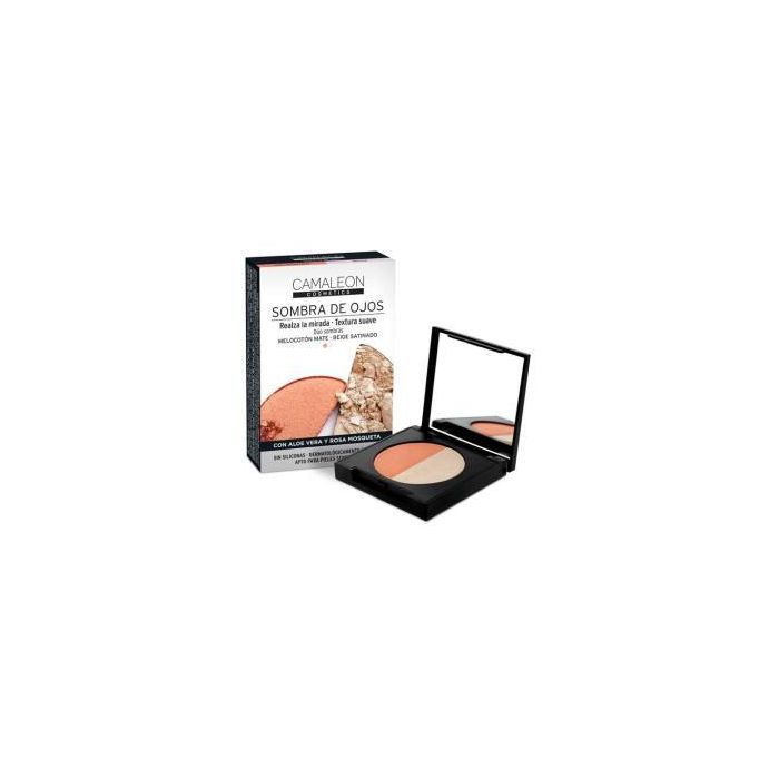 Camaleon Sombra De Ojos Duo Melocoton-Beige Camaleon Sombra De Ojos Duo Melocoton-Beige