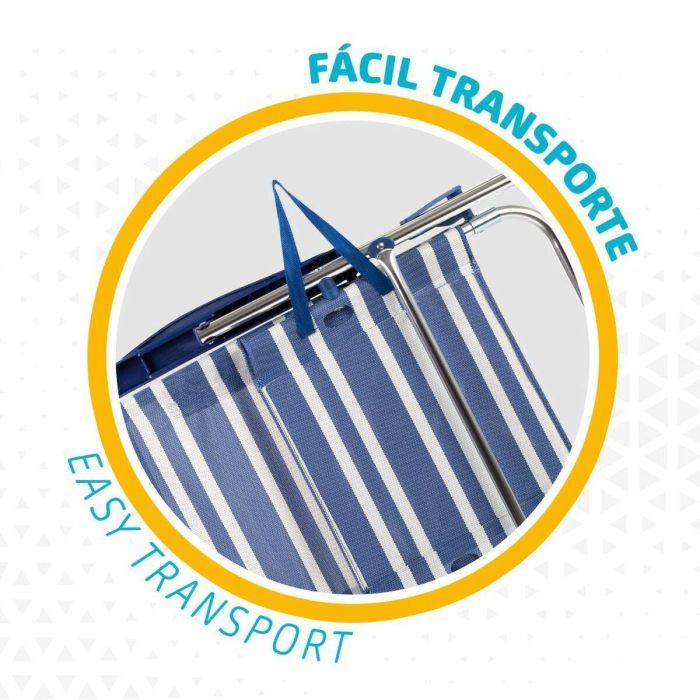 Silla Plegable Aktive Mykonos 47 x 108 x 66 cm (4 Unidades) 1 Silla Plegable Aktive Mykonos 47 x 108 x 66 cm (4 Unidades) 1