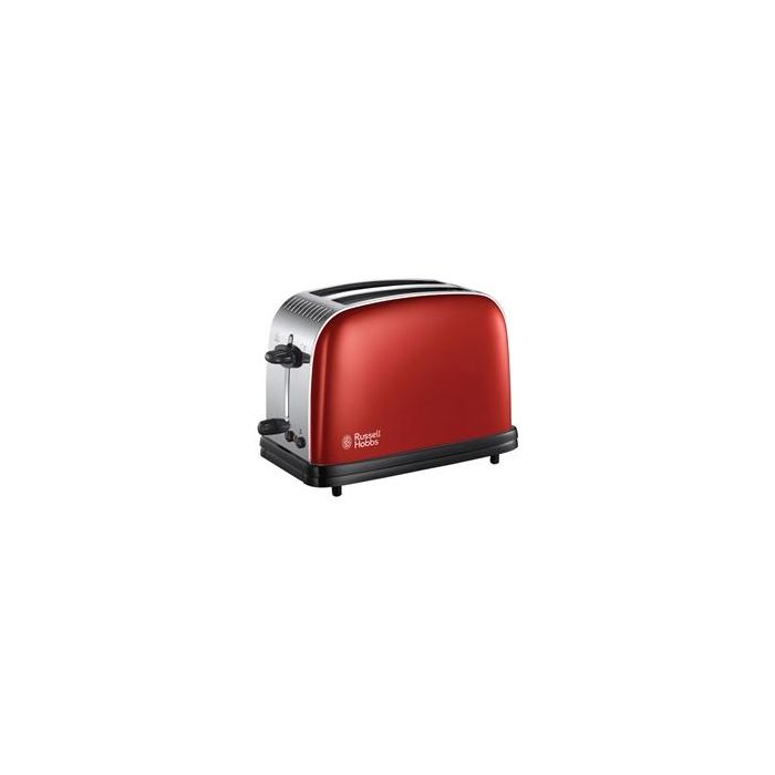 Russell Hobbs 23330-56 Tostador Colours Plus+ Rojo, Tostado Rápido, Función Levantar y Ver, Calientapanecillos, Bandeja Recogemigas 0 Russell Hobbs 23330-56 Tostador Colours Plus+ Rojo, Tostado Rápido, Función Levantar y Ver, Calientapanecillos, Bandeja Recogemigas 0