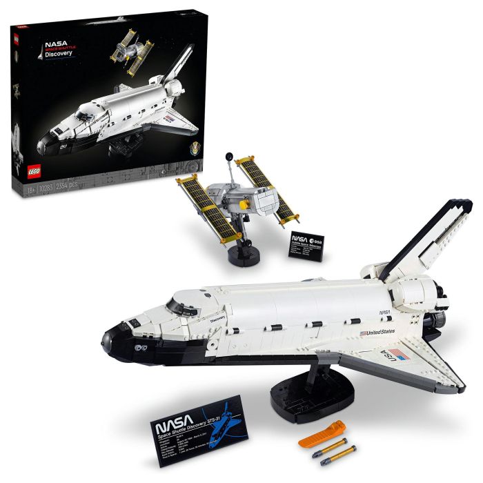 LEGO Creator Expert NASA Spaceshuttle Discovery - Set de construcción 2354 piezas, Maqueta del Transbordador Espacial, para adultos y fans 13