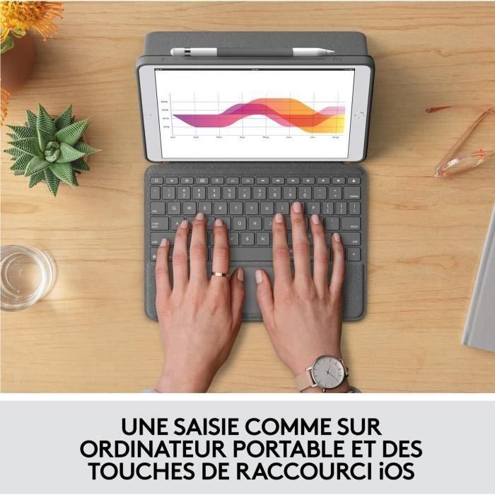 Teclado LOGITECH Combo Touch IPAD Grafito 2 Teclado LOGITECH Combo Touch IPAD Grafito 2