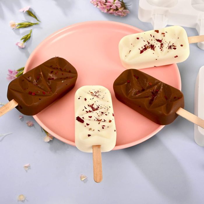 Molde 4 Helados Mini Silicona Quttin (24 Unidades) 3