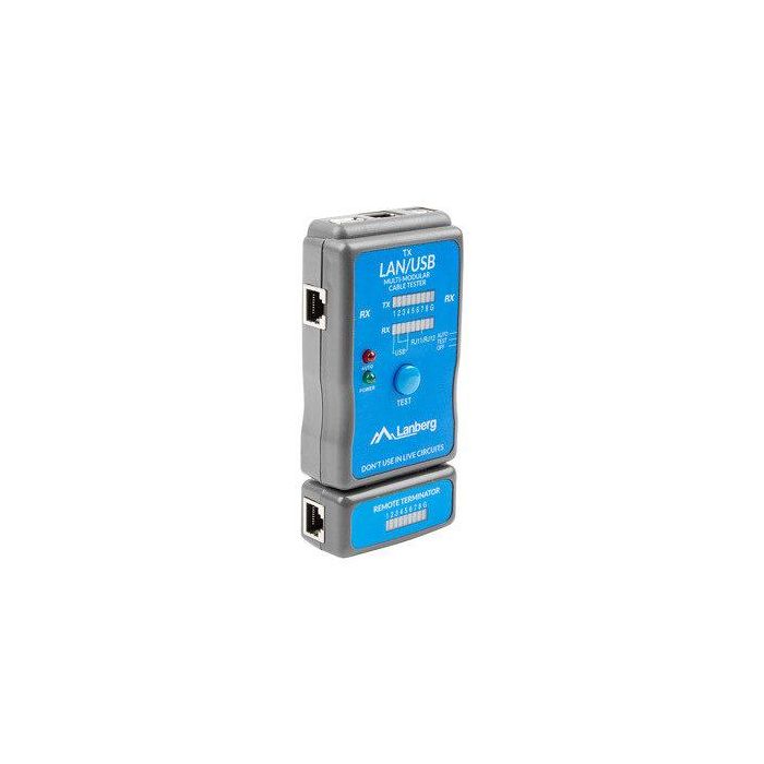 Lanberg NT-0403 comprobador de cables de red Comprobador de alimentación PoE Azul Lanberg NT-0403 comprobador de cables de red Comprobador de alimentación PoE Azul