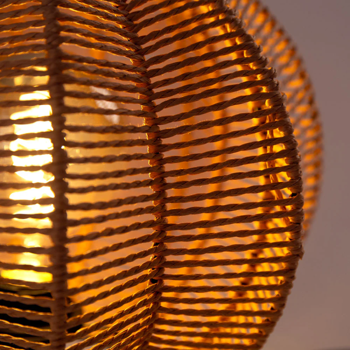 Lámpara de Mesa Alex SKD-T-2009 Decoración Mediterráneo, Natural o Boho-Chic 5