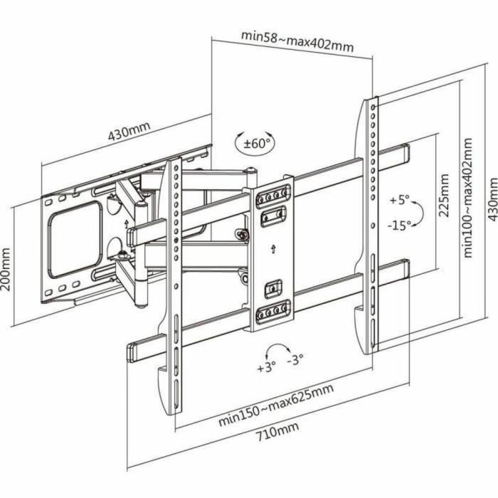 Soporte para TV móvil 37 - 80 - Stell - SHO 5630 5 Soporte para TV móvil 37 - 80 - Stell - SHO 5630 5