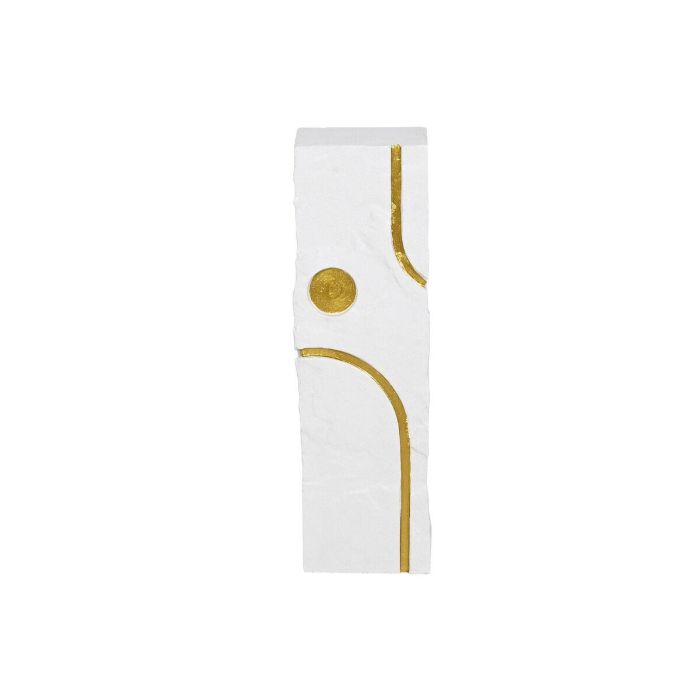 Pedestal Home ESPRIT Blanco Dorado Madera MDF Moderno 25 x 25 x 80 cm 3 Pedestal Home ESPRIT Blanco Dorado Madera MDF Moderno 25 x 25 x 80 cm 3