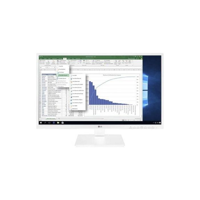 LG 24BK55YP-W Monitor Profesional IPS 23.8" Full HD Regulable Altura, Inclinación, Giro, HDMI, DisplayPort, VESA, Blanco 0 LG 24BK55YP-W Monitor Profesional IPS 23.8" Full HD Regulable Altura, Inclinación, Giro, HDMI, DisplayPort, VESA, Blanco 0