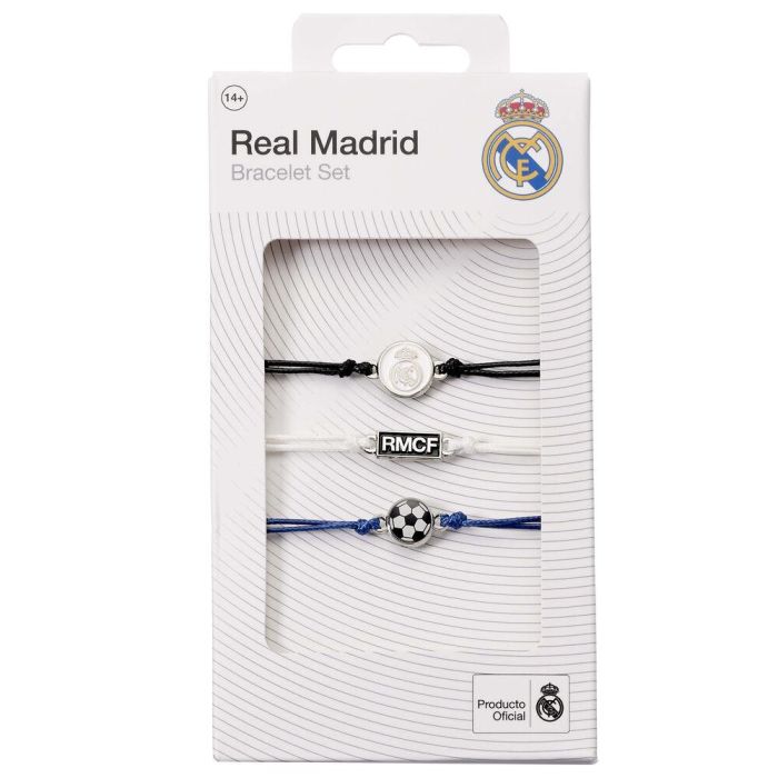 Set 3 Pulseras Amistad Real Madrid 0 Set 3 Pulseras Amistad Real Madrid 0