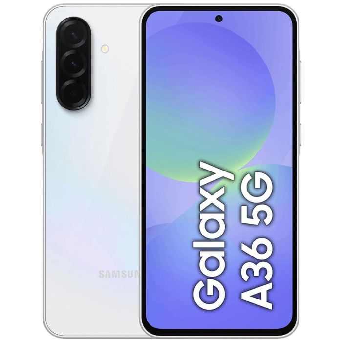 Smartphone Samsung Galaxy A36 8GB/ 256GB/ 6.7"/ 5G/ Blanco Smartphone Samsung Galaxy A36 8GB/ 256GB/ 6.7"/ 5G/ Blanco