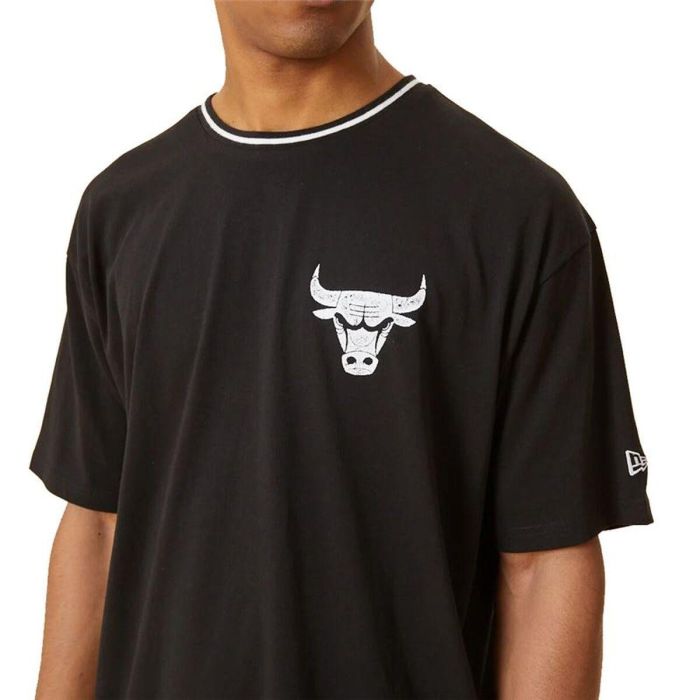 Camiseta de baloncesto New Era Chicago Bulls Graphic M Negro 1
