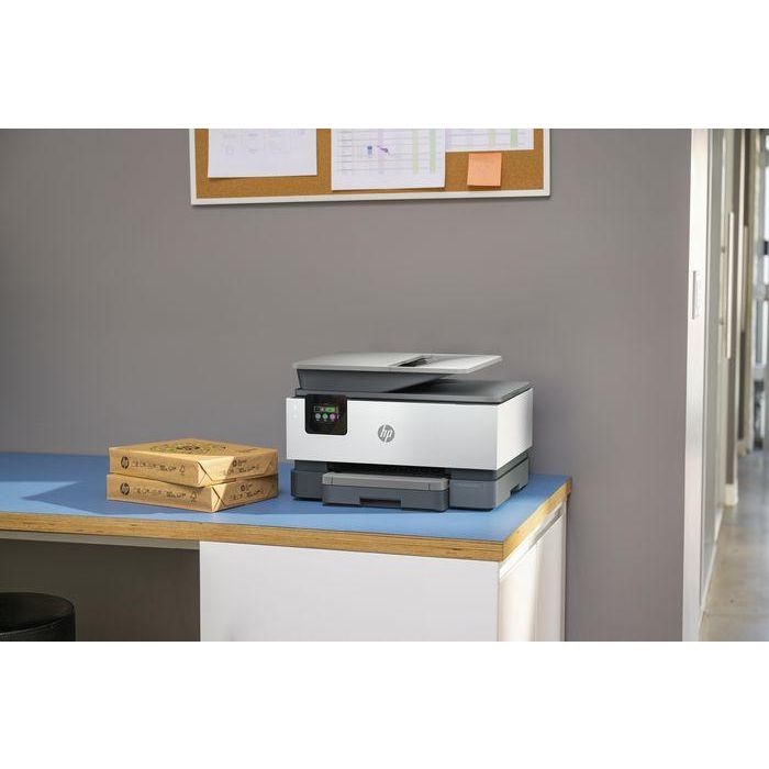 HP 4V2N0B OfficeJet Pro 9120b Impresora Multifunción Profesional 4-en-1 Inyección Tinta Color WiFi Dúplex ADF 20ppm Bandeja 250 hojas Cemento 24