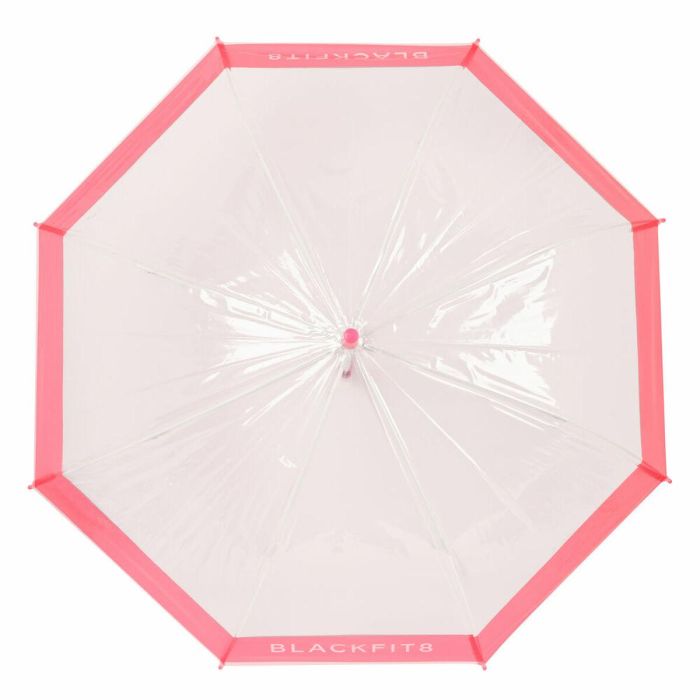 Paraguas BlackFit8 Glow up Rosa Transparente PoE Ø 70 cm 2 Paraguas BlackFit8 Glow up Rosa Transparente PoE Ø 70 cm 2
