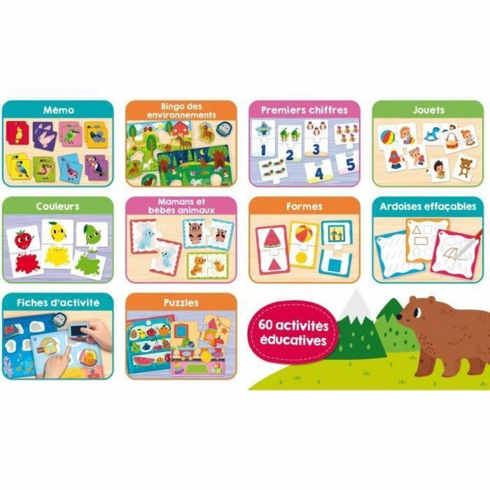 Colección de juegos educativos para niños pequeños - LISCIANI - Sesenta actividades para el desarrollo 3