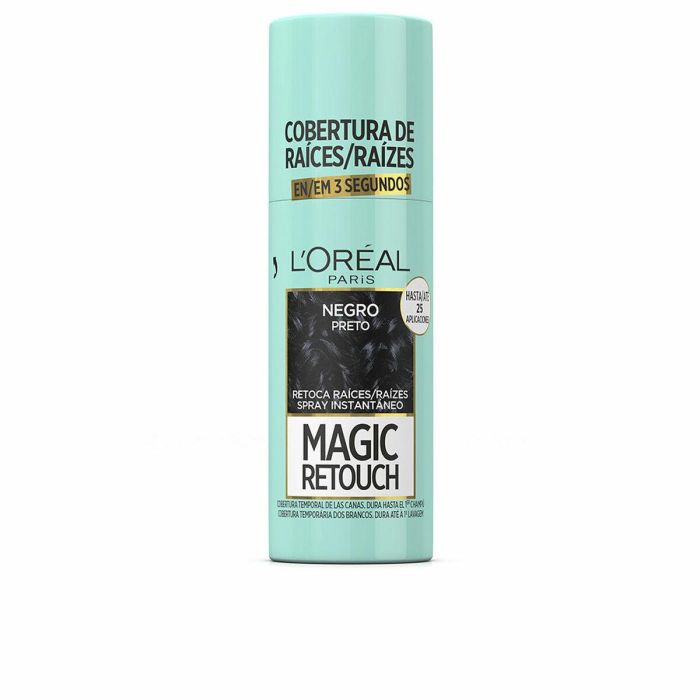 L'Oréal Paris MAGIC RETOUCH #1-negro spray para raíces y canas 75 ml L'Oréal Paris MAGIC RETOUCH #1-negro spray para raíces y canas 75 ml
