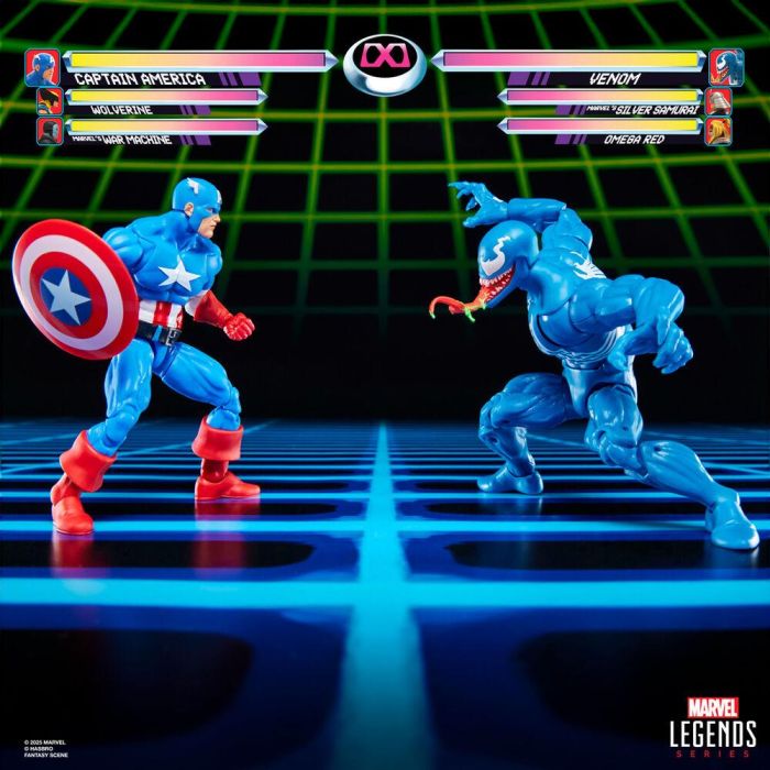 Blister 2 figuras Capitan America & Venom Gameverse Marvel Legends Series 15cm 8 Blister 2 figuras Capitan America & Venom Gameverse Marvel Legends Series 15cm 8