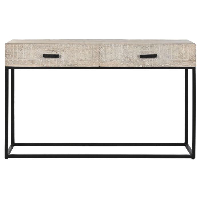Consola Indio DKD Home Decor Blanco 30 x 76 x 120 cm 1 Consola Indio DKD Home Decor Blanco 30 x 76 x 120 cm 1