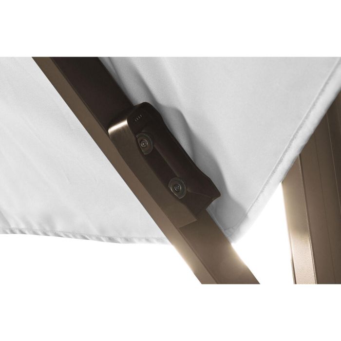 Parasol Terraza Y Jardin DKD Home Decor Marron Claro Gris Oscuro 350 x 280 x 290 cm 3 Parasol Terraza Y Jardin DKD Home Decor Marron Claro Gris Oscuro 350 x 280 x 290 cm 3