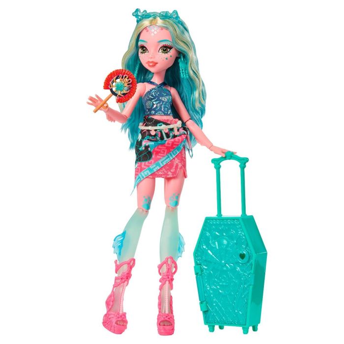 Mattel Muñeca Monster High Skulltimate Secrets Series 7 Lagoona Blue con más de 19 sorpresas 1