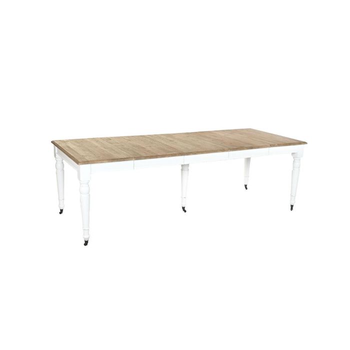 Mesa de Comedor Home ESPRIT Blanco Abeto 100 x 100 x 78 cm