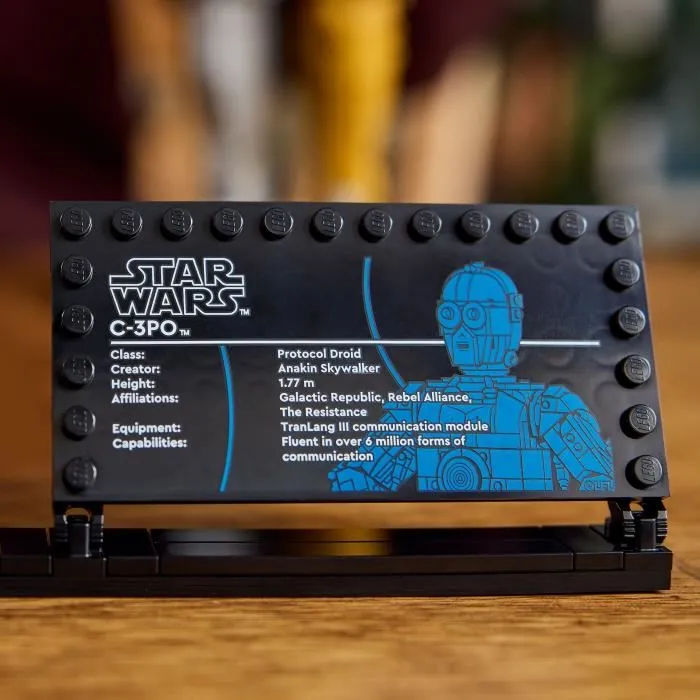 LEGO Star Wars C-3PO Droide Construible 75398 Juego de Construcción 1138 Piezas 18+ Años 3