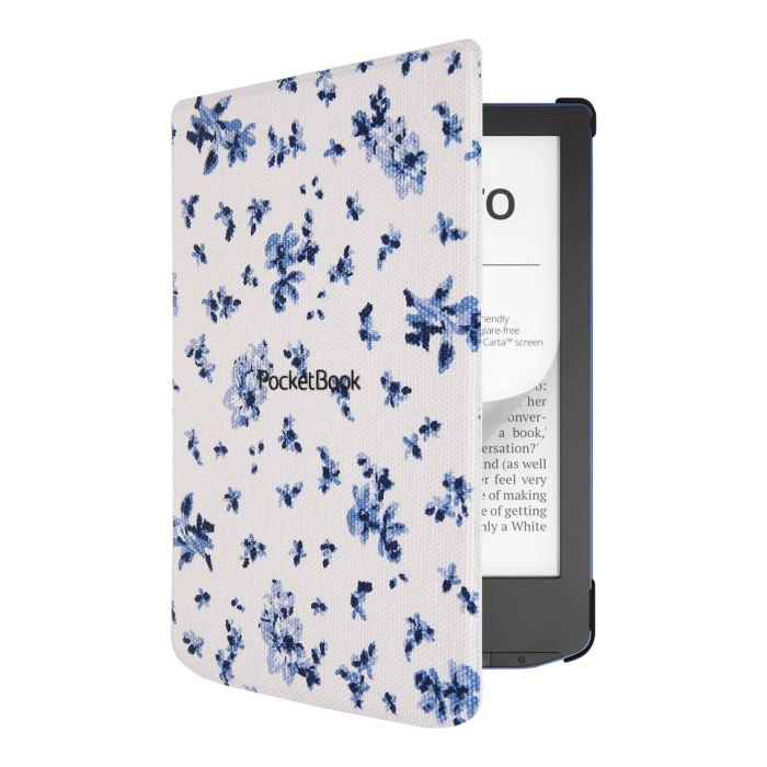 Pocketbook Funda Carcasa Shell Series Verse Plus/Pro para eReader 6 Pulgadas Diseño Patrón Flores Blanco y Azul 0 Pocketbook Funda Carcasa Shell Series Verse Plus/Pro para eReader 6 Pulgadas Diseño Patrón Flores Blanco y Azul 0
