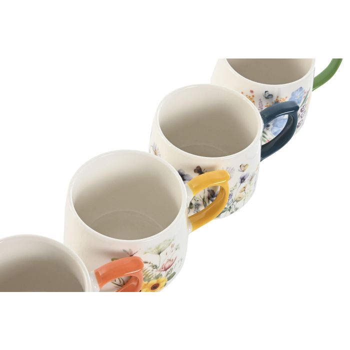 Mug Shabby DKD Home Decor Verde Azul 10 x 8.5 x 13 cm (12 Unidades) 2 Mug Shabby DKD Home Decor Verde Azul 10 x 8.5 x 13 cm (12 Unidades) 2