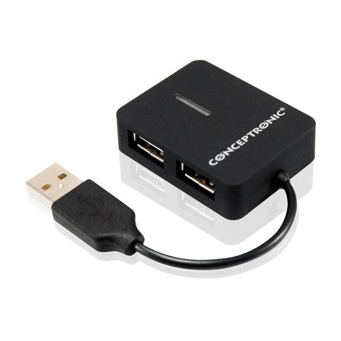 Conceptronic Hub Externo USB 2.0 4 Puertos 480 Mbps 0 Conceptronic Hub Externo USB 2.0 4 Puertos 480 Mbps 0
