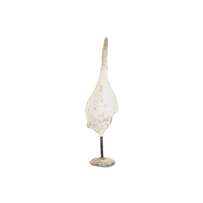 DKD Home Decor Indo 1c25 Decoración para el Hogar de Madera y Resina Beige con Soporte - 25 cm Largo x 30 cm Ancho x 132 cm Alto 1
