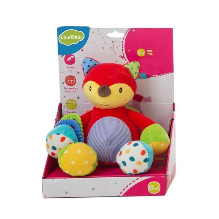 Creaciones Llopis Zorro Rojo Activitly Peluche de Poliéster de 26 cm - Estado Caja Abierta 1