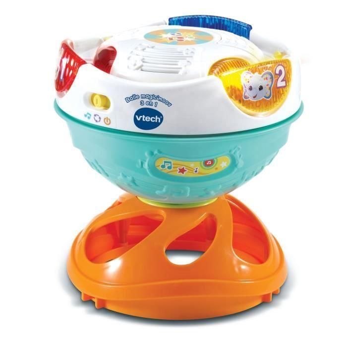 Vtech Baby Pelota Magic'Moov 3 en 1 Transformable Bola, Rodillo o Tambor | Rueda Sola | Desarrollo Motor | 9-36 Meses | Luces y Sonidos 1