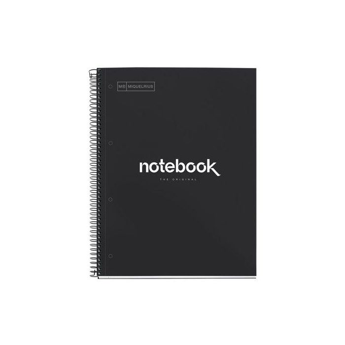 Miquelrius Cuaderno espiral emotions A4 microperforado 80 hojas 90g/m2 cuadro 5 mm tapa forrada