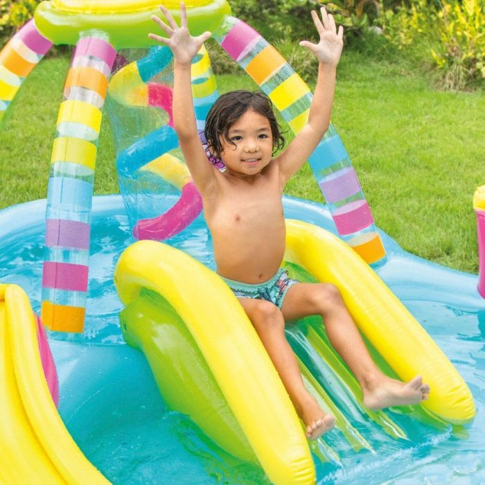 Piscina Hinchable para Niños Intex Arcoíris 374 L 295 x 109 x 191 cm (2 Unidades) 5