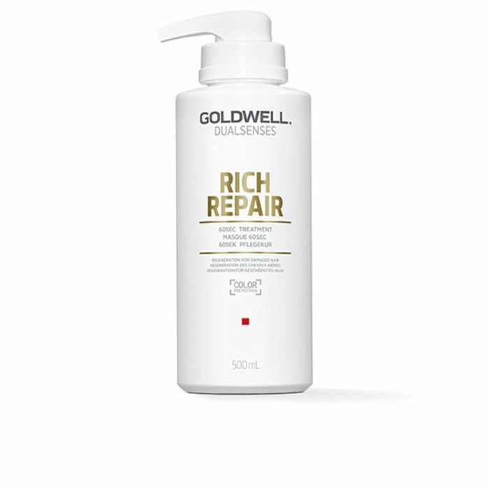 Goldwell RICH REPAIR Tratamiento reparador 60 segundos para cabello seco y dañado. Fortalece, desenreda y protege. 500 ml