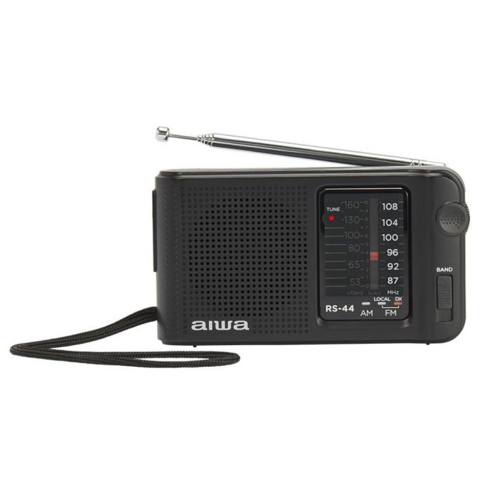 Radio Portátil Aiwa RS-44/ a Pilas/ Negra 1 Radio Portátil Aiwa RS-44/ a Pilas/ Negra 1