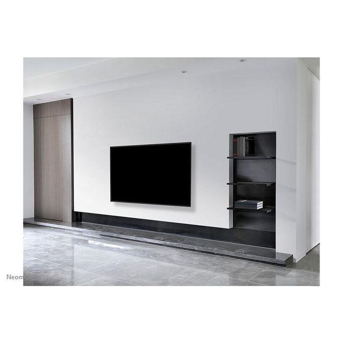 Neomounts WL30-550BL14 Soporte de Pared Plano para Pantalla, 32-75", Max 50 kg, VESA 100x100-400x400, Instalación Fácil - Negro