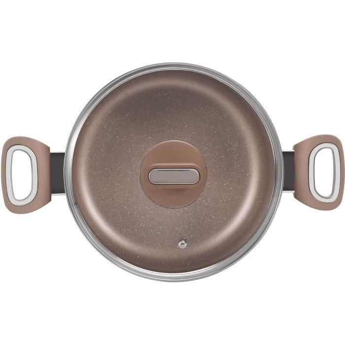 Arthur Martin AM5531 Olla de Aluminio de 28 cm con Tapa de Vidrio, Compatible con Inducción y Todas las Fuentes de Calor 2 Arthur Martin AM5531 Olla de Aluminio de 28 cm con Tapa de Vidrio, Compatible con Inducción y Todas las Fuentes de Calor 2