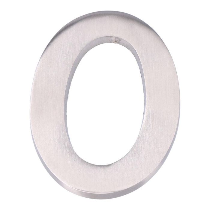 Edm Número 0 Níquel Mate 10cm Fijación Invisible