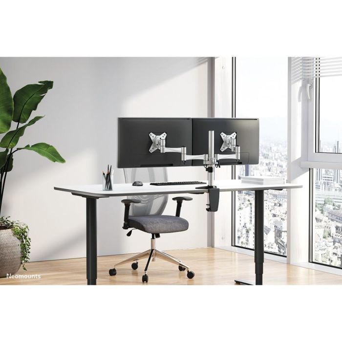 Neomounts Tischhalterung für zwei Flachbildschirme bis 27" (69 cm) 9KG FPMA-D1330DSILVER 3